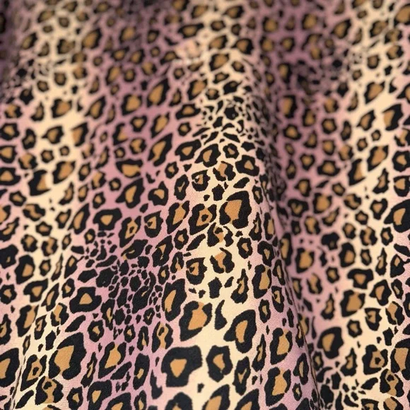 Adidas Women's Leopard Print Sweater - Brown and Purple - Picture 3 of 8